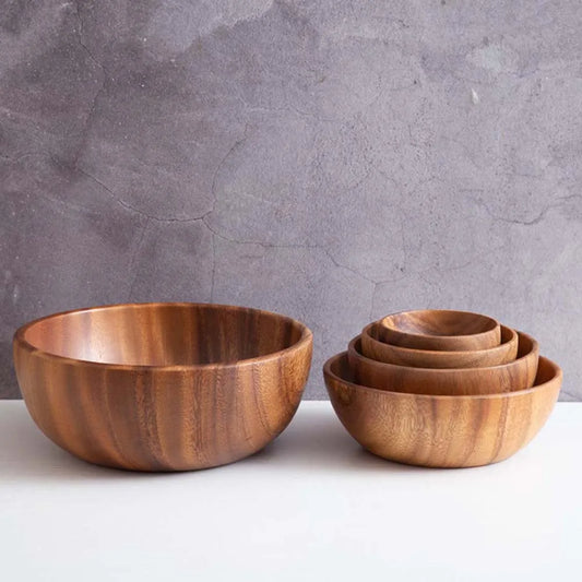 Acacia Wooden Salad Bowl