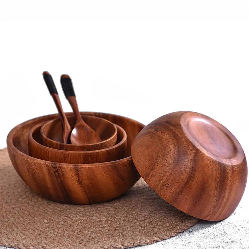 Acacia Wooden Salad Bowl