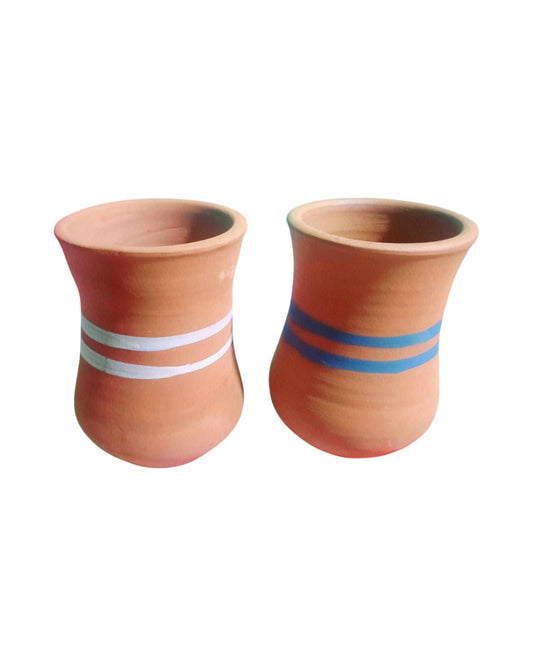 Nile Pottery Duo — Espresso & Turkish Coffee Cups