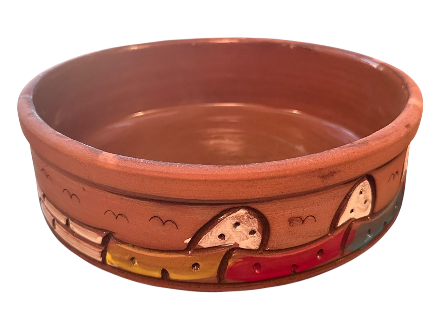 Set of 4 Hand-Painted Pottery Tagines — Assorted Sizes & Patterns