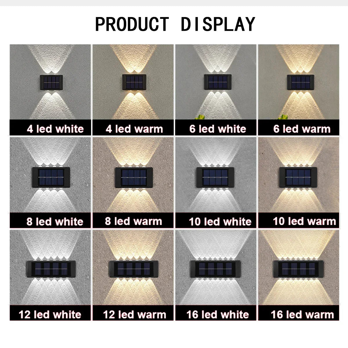 Outdoor Solar Wall Lamp