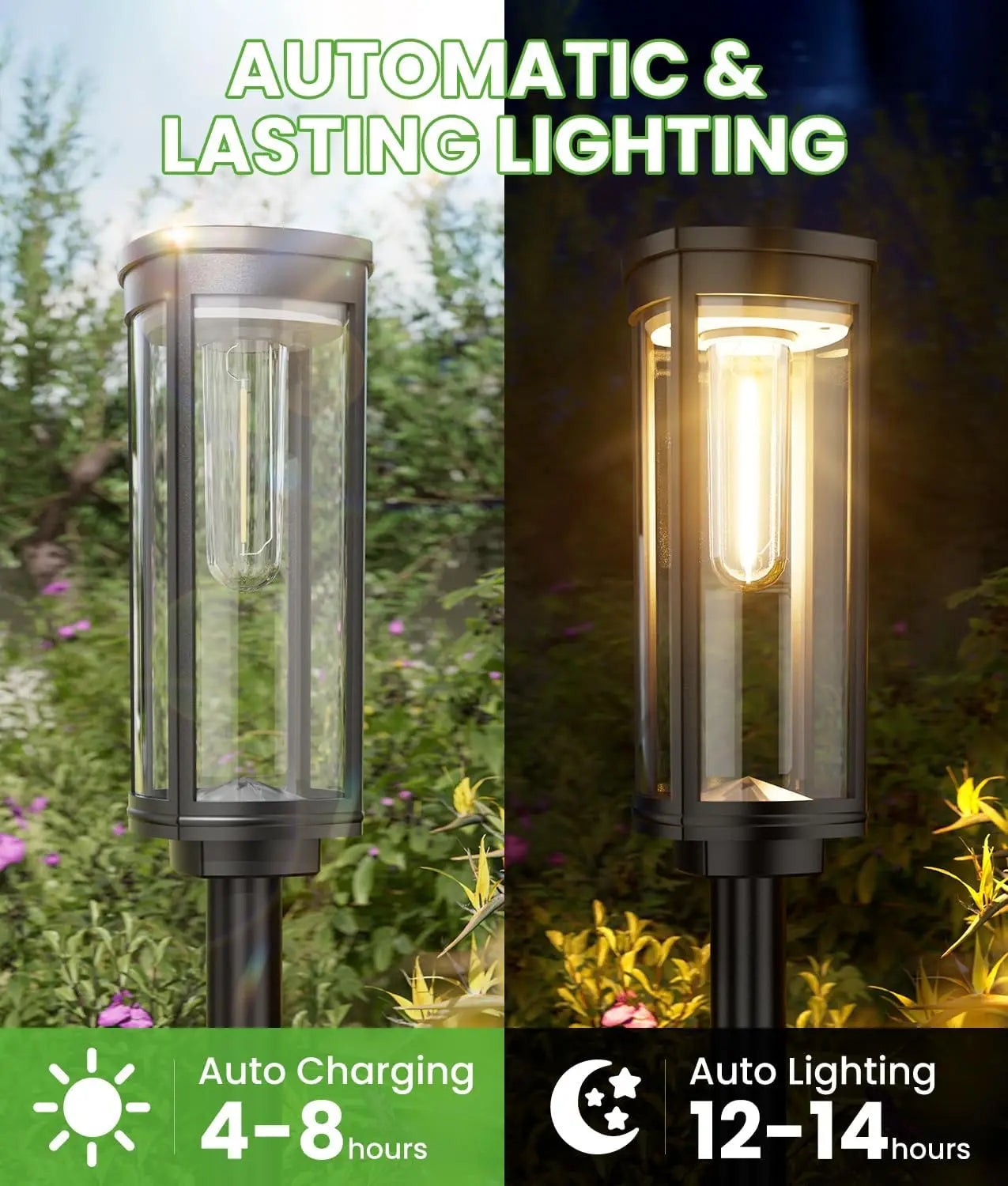 Solar Pathway Lights – Set of 8