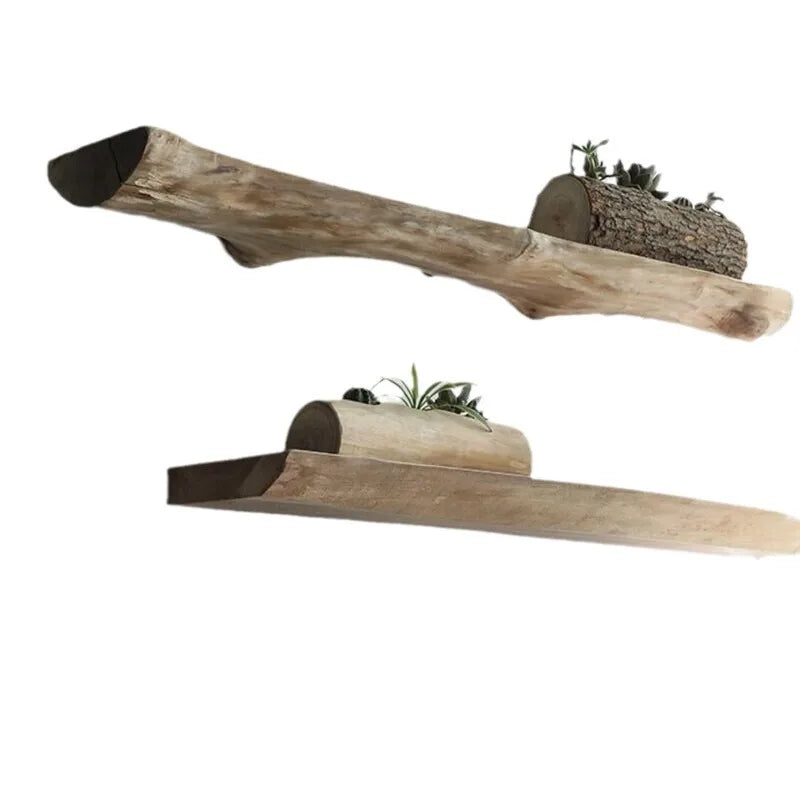 Solid Wood Wall Organizer Shelf