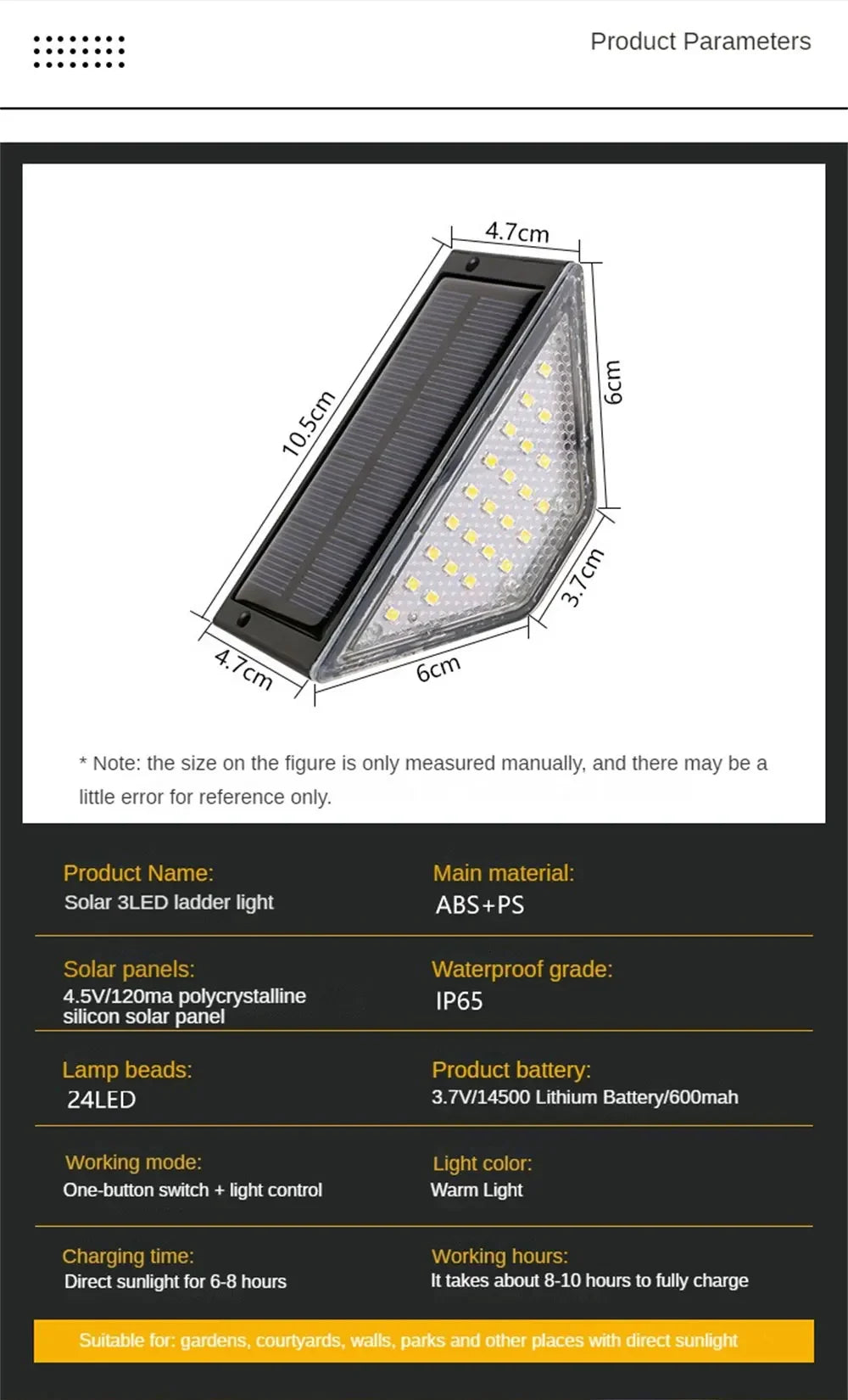 Solar Deck Light