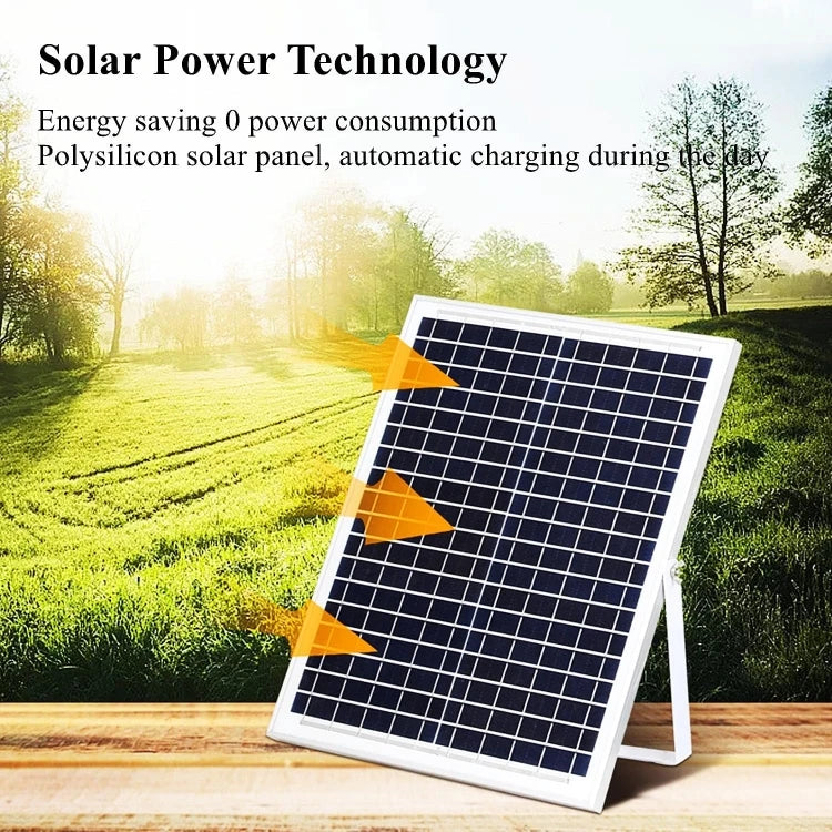 Solar Emergency Standing Fan – 16"