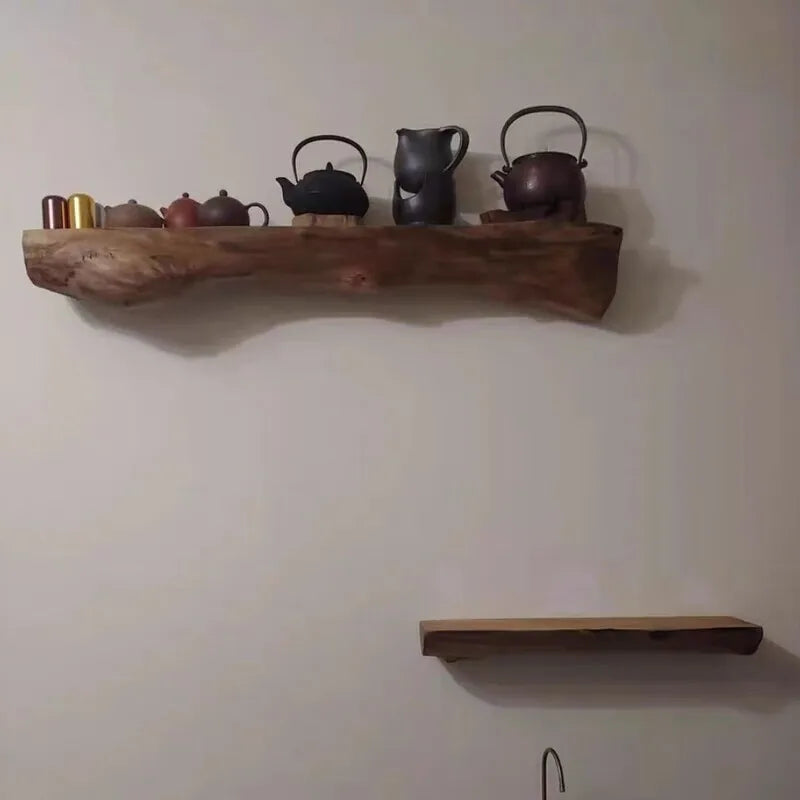 Solid Wood Wall Organizer Shelf