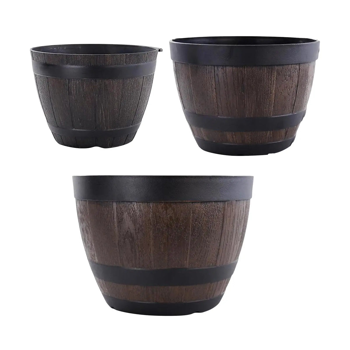 Garden Barrel Planter lifestyle