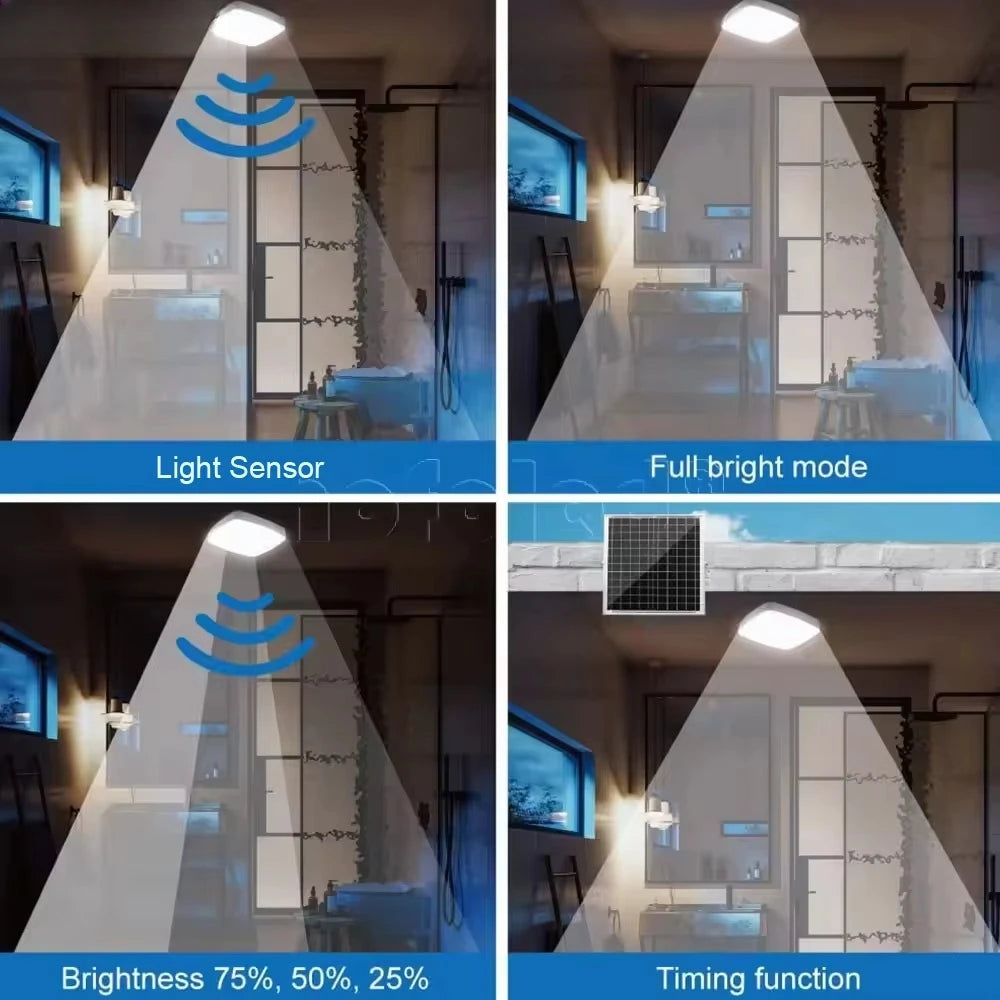 Solar LED Ceiling Light System