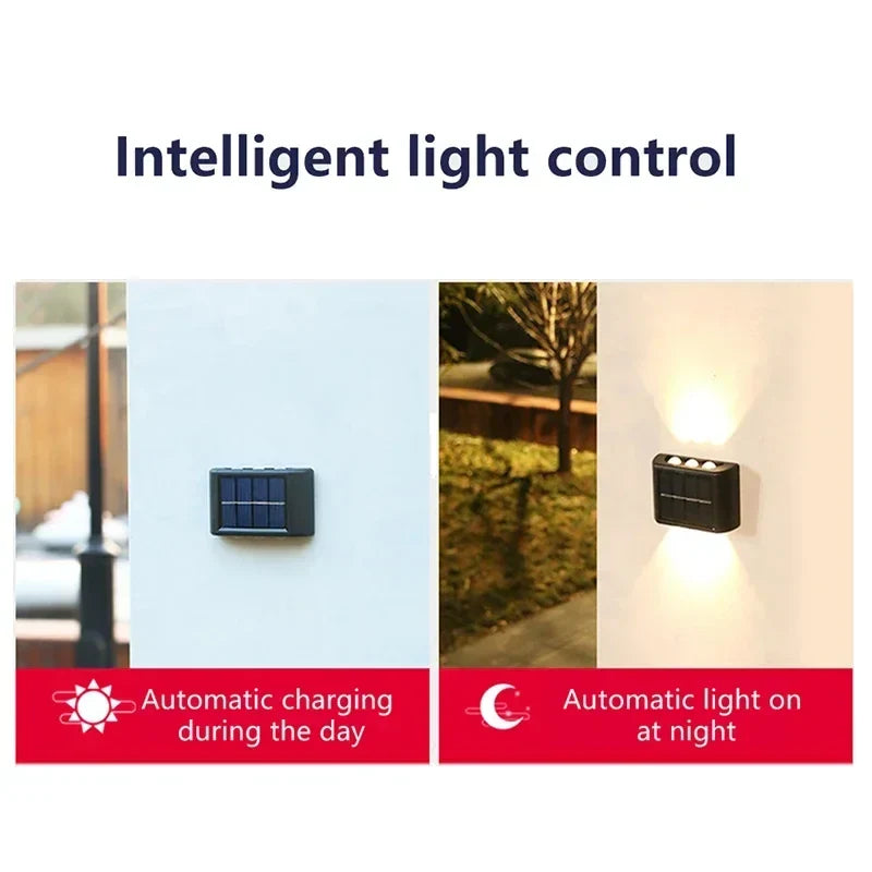 Outdoor Solar Wall Lamp — outdoor use