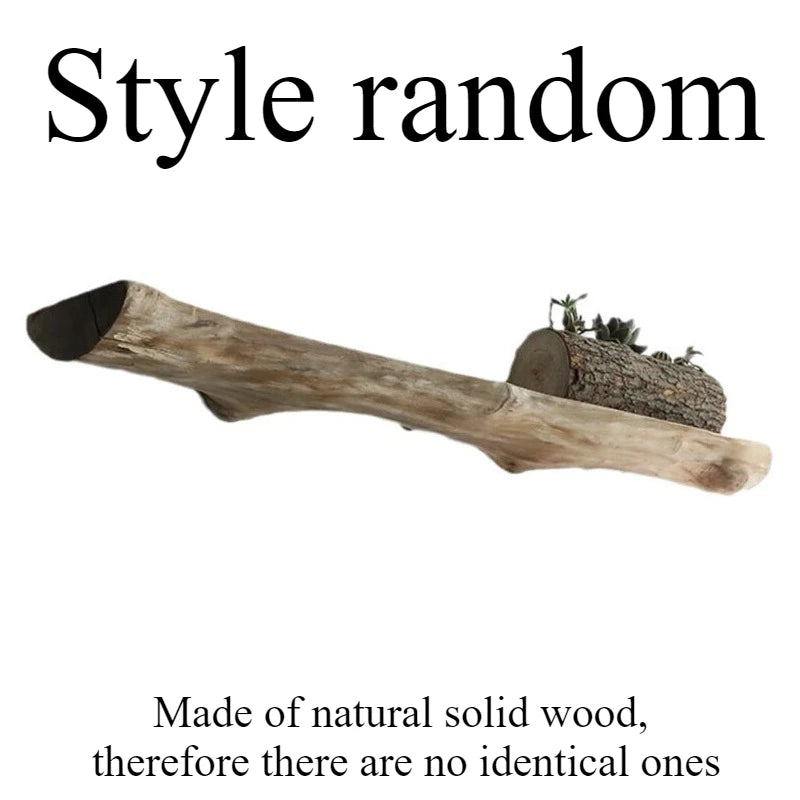 Solid Wood Wall Organizer Shelf