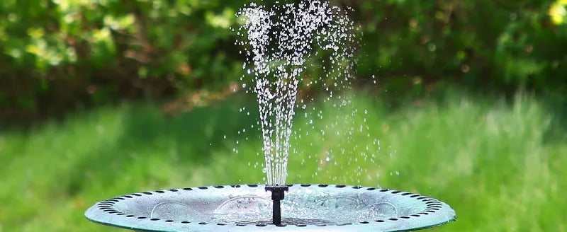 مضخة نافورة حديقة تعمل بالطاقة الشمسية
