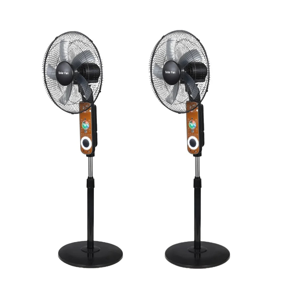 Solar Emergency Standing Fan – 16"