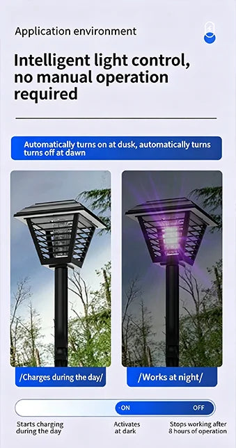 Solar Mosquito Control Garden Light
