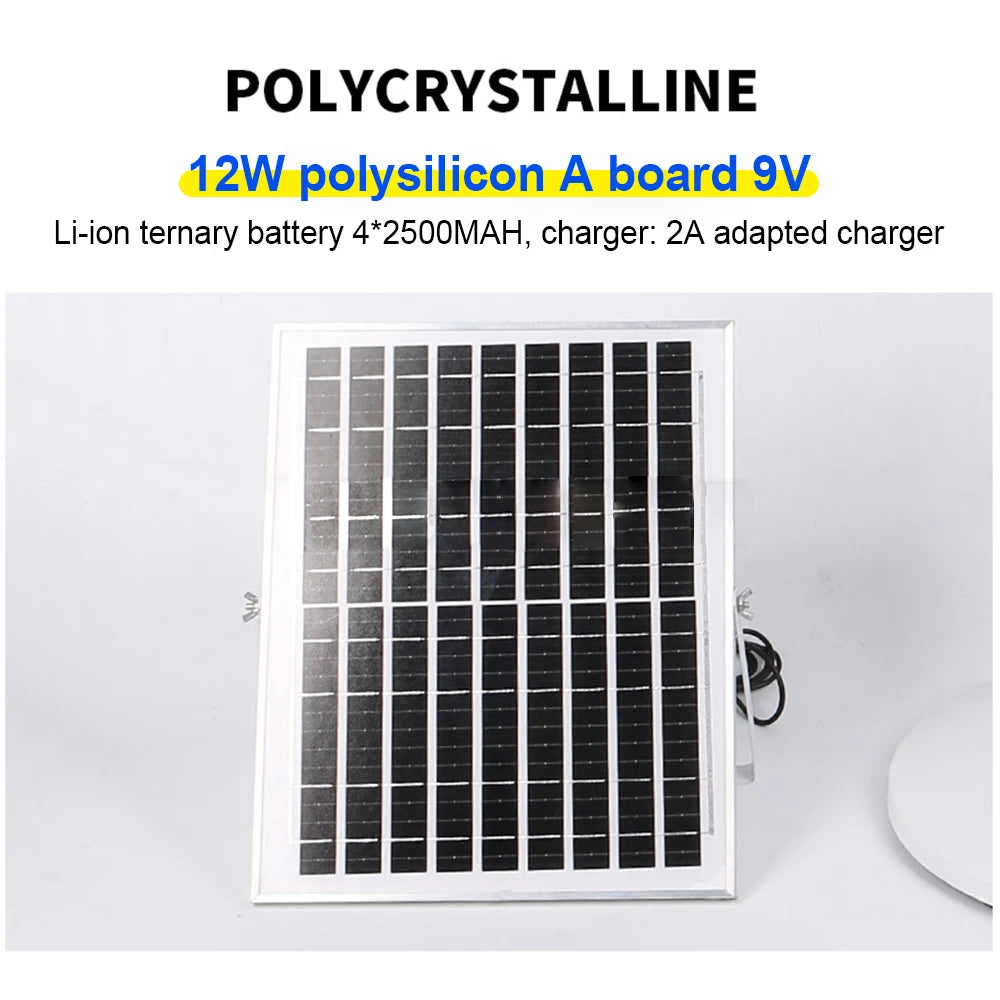 Solar Powered Floor Fan