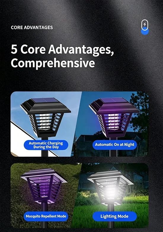 Solar Mosquito Control Garden Light