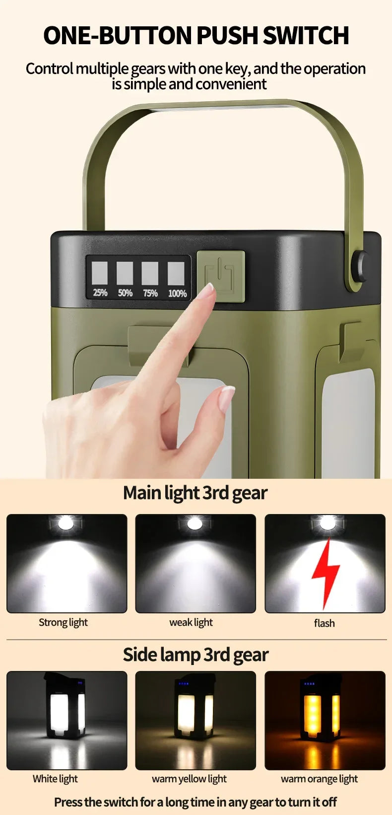 Foldable Solar Camping Lantern