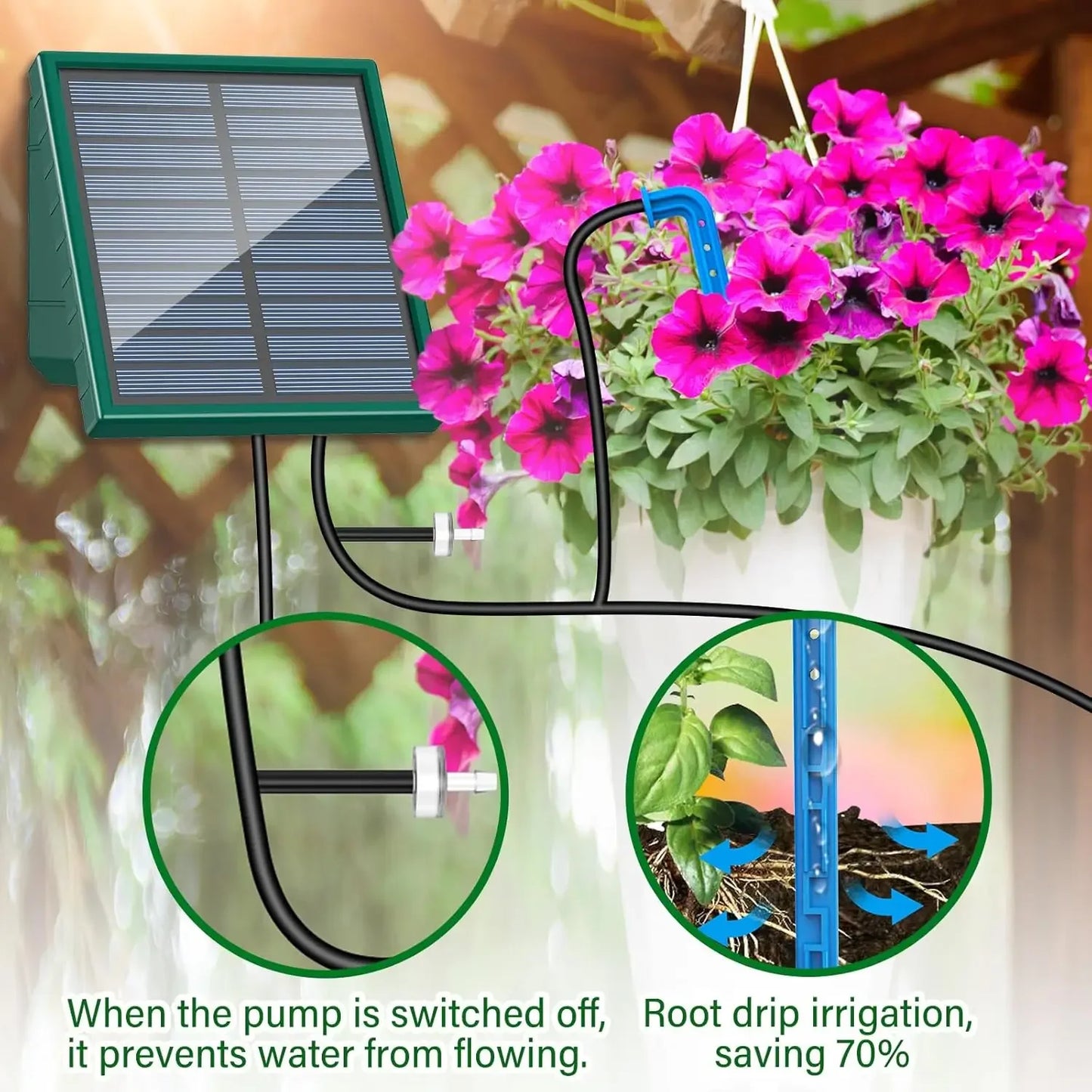 Solar Automatic Watering System