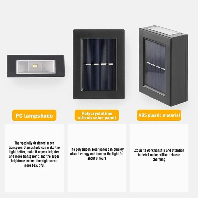 Solar Up & Down Wall Light