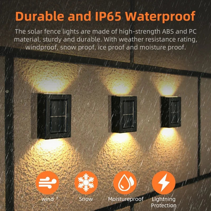 Solar Up & Down Wall Light