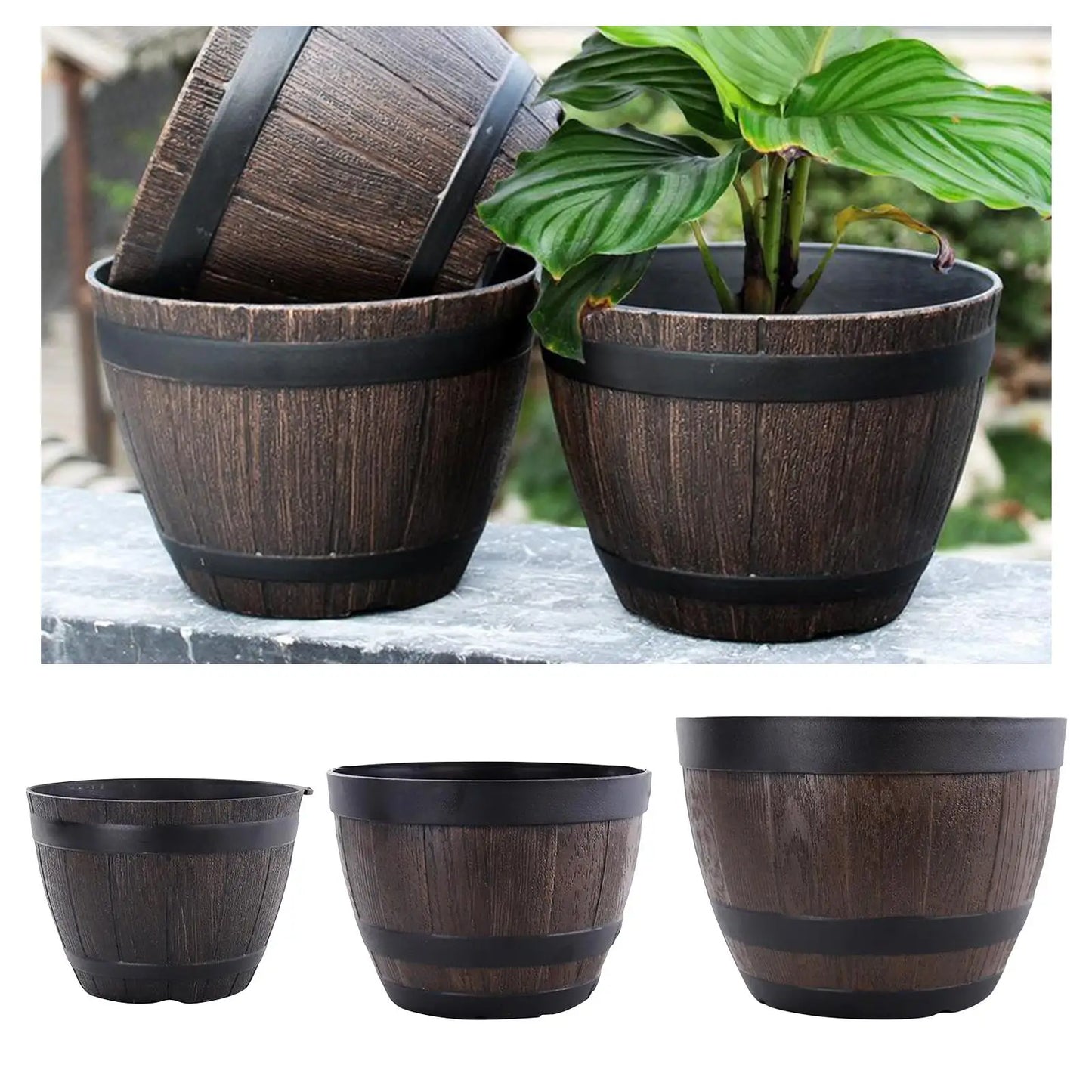 Garden Barrel Planter