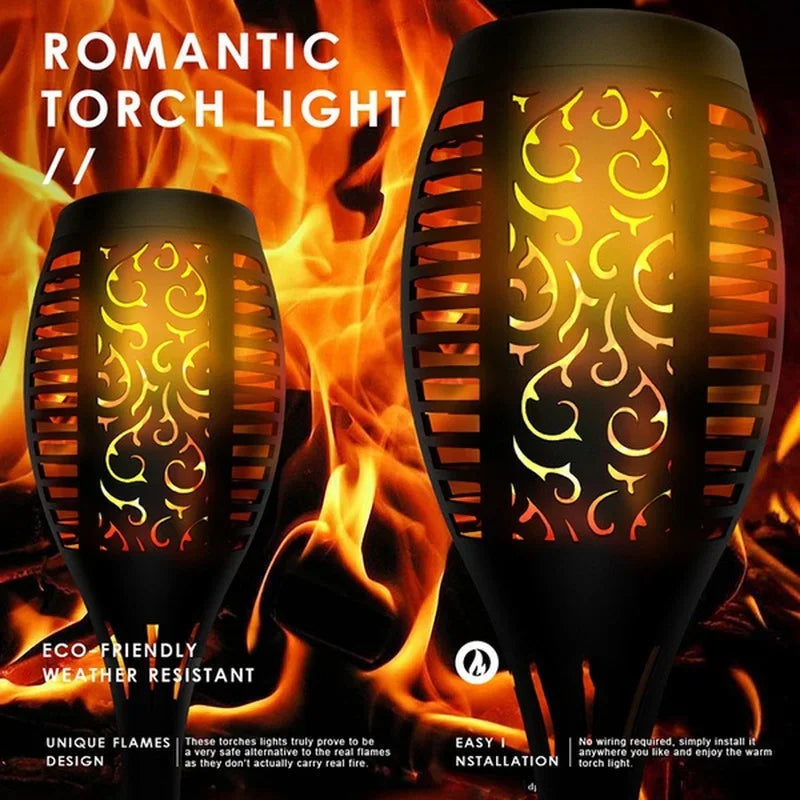 Solar Flame Torch Lights