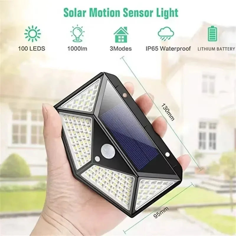Solar Motion Security Light 100 LED