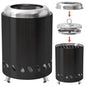 Nilora tabletop fire pit black