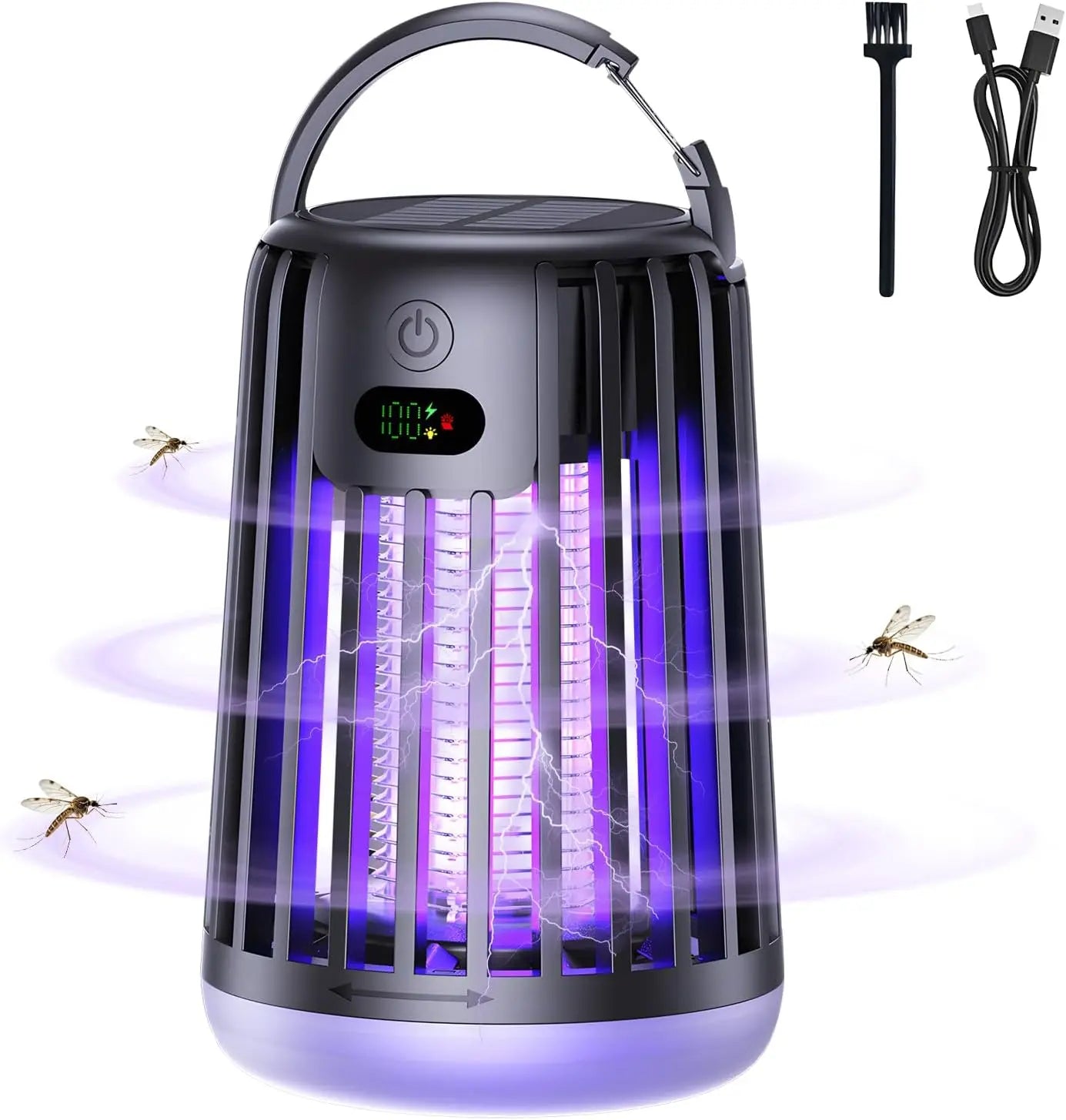 Solar Camping Bug Zapper Lantern